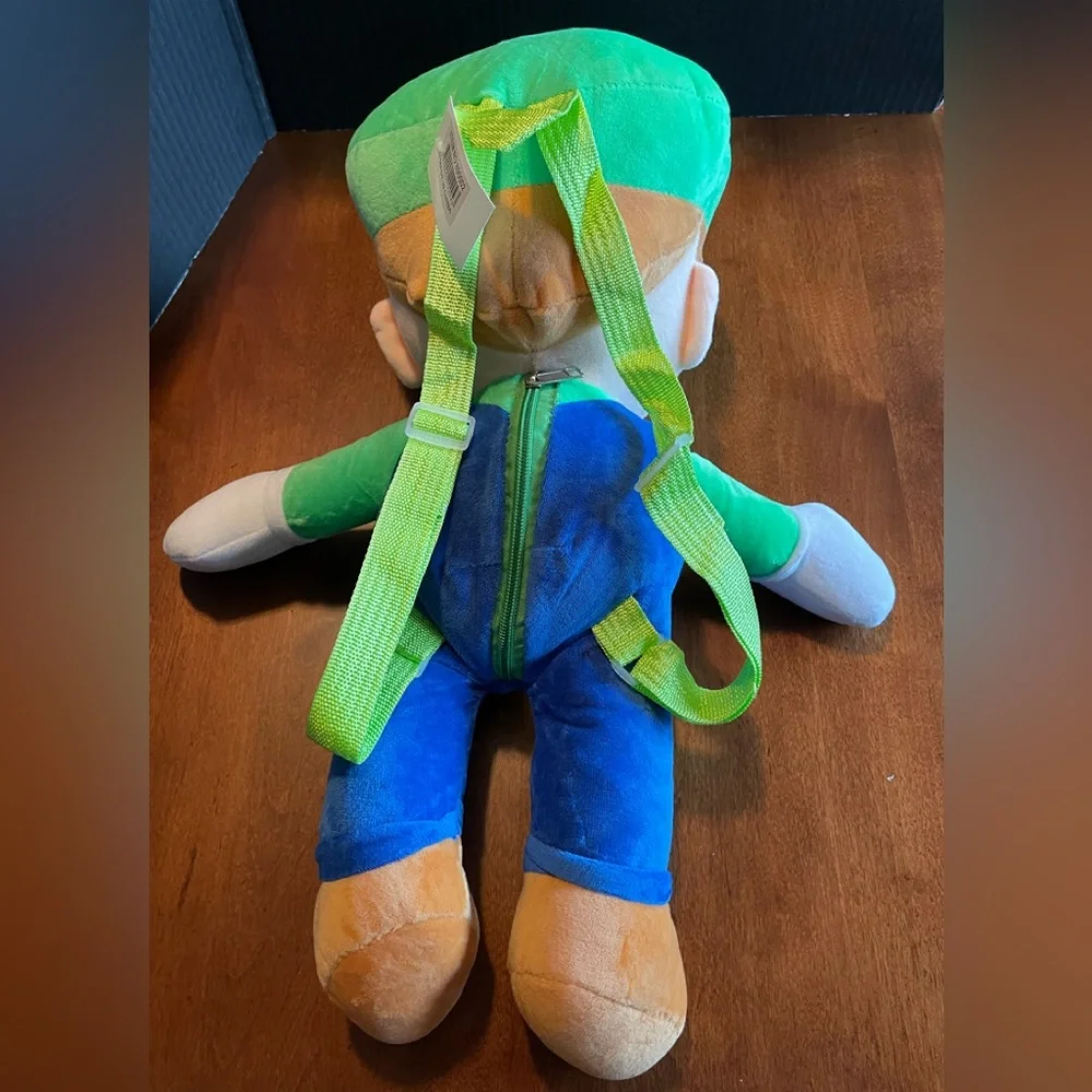 Backpack. Kids Plush Luigi. NWT - Picture 2 of 8